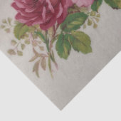 Papier Mousseline Élégance vintage du Rose de chou (Détail)