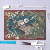 Papier Mousseline Élégant âne et Lily des fleurs de la vallée (Artisanat)