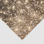 Papier Mousseline Elégant Black Gold Bronze Parties scintillant vaca (Détail)