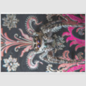 Papier Mousseline Élégant Black Regal Spider Art (Recto)