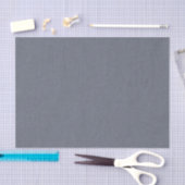 Papier Mousseline Elégant bleu moderne gris Faux lin (Artisanat)
