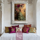 Papier Mousseline Élégant Blooms Parasol Mode Portrait complet