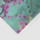 Papier Mousseline Elegant Boho, Dos Femme & Portrait Floral Art (Détail)