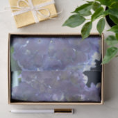 Papier Mousseline Élégant boho poussiéreux floral violet clair fleur (Cadeau)