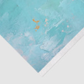 Papier Mousseline Elégant canard en costume bleu avec Découpage Rose (Détail)