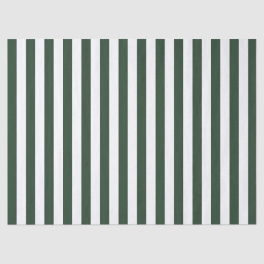 Papier Mousseline Elégant chasseur Motif rayé vert et blanc (Recto)