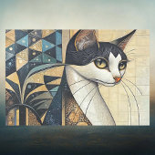 Papier Mousseline Élégant chat