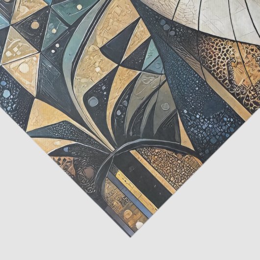 Papier Mousseline Élégant chat (Détail)