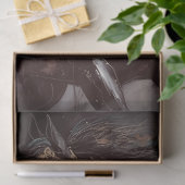 Papier Mousseline Élégant Cheval Art Encre Abstraite (Cadeau)