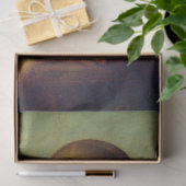 Papier Mousseline Élégant Chic Green Mona Lisa Convid 19 Peinture (Cadeau)