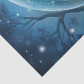 Papier Mousseline Elegant Christmas tissue paper scene wreath (Détail)