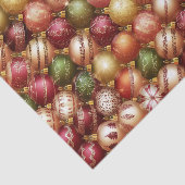 Papier Mousseline Elegant Christmas Tree Baubles Decorations Holiday (Détail)