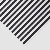 Papier Mousseline Élégant Classique Brayures noir et blanc motif (Détail)