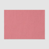 Papier Mousseline Élégant Coral rose Pois Motif (Recto)
