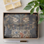 Papier Mousseline Elégant corbeau noir William Morris Inspiré Floral (Cadeau)