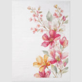 Papier Mousseline Élégant Cottage Pastel Craft & Découpage (Recto)