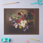 Papier Mousseline Elégant Dark Moody Néerlandais Fine Art Still Life (Artisanat)