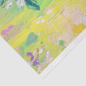 Papier Mousseline Élégant Découpage d'autruche verte (Détail)