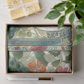 Papier Mousseline Elégant Ephémère Botanique Peacock Paire Découpage (Cadeau)