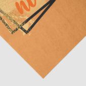 Papier Mousseline Élégant épice Citrouille tendance (Détail)