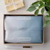 Papier Mousseline Élégant et élégant, texte et couleur Ombre (Cadeau)