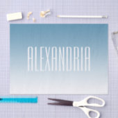 Papier Mousseline Élégant et élégant, texte et couleur Ombre (Artisanat)