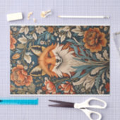 Papier Mousseline Elégant Fox William Morris Inspiré Floral (Artisanat)