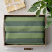 Papier Mousseline Elégant Hunter Green Garden Green Stripe (Cadeau)