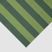 Papier Mousseline Elégant Hunter Green Garden Green Stripe (Détail)
