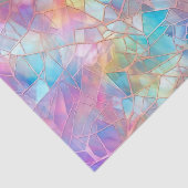 Papier Mousseline Élégant Iridescente Motif en verre de qualité : Lu (Détail)