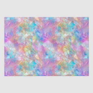 Papier Mousseline Élégant Iridescente Motif en verre de qualité : Lu