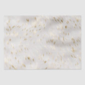 Papier Mousseline Élégant Mariage d'or blanc (Recto)