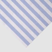 Papier Mousseline Élégant minimal Bleu clair rayures blanches (Détail)