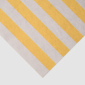 Papier Mousseline Élégant minimaliste Yellow White Stripes Motif (Détail)