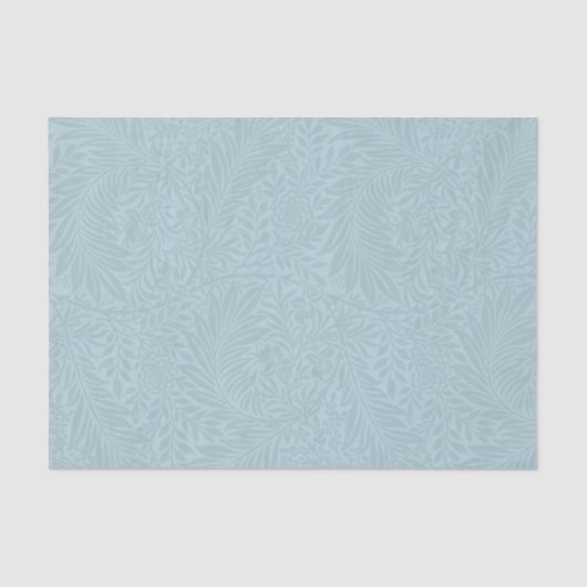 Papier Mousseline Élégant modèle floral bleu moderne (Recto)