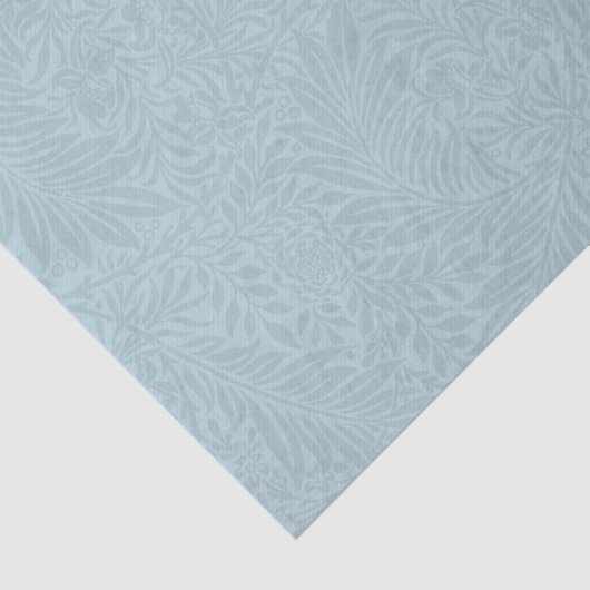 Papier Mousseline Élégant modèle floral bleu moderne (Détail)