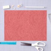 Papier Mousseline Élégant modèle moderne rouge floral (Artisanat)