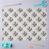 Papier Mousseline Élégant monogramme de conception Lettre M motif 1 (Artisanat)