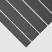 Papier Mousseline Élégant Motif à rayures grises et blanches (Détail)