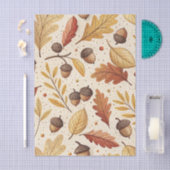 Papier Mousseline Élégant Motif Automne (Artisanat)