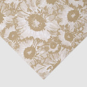 Papier Mousseline Élégant Motif botanique (Détail)