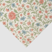 Papier Mousseline Élégant Motif d'art floral chic anglais Shabby (Détail)