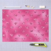 Papier Mousseline Élégant Motif de diamants de Parties scintillant r (Artisanat)