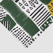 Papier Mousseline Élégant Motif ethnique africain avec des détails r (Détail)