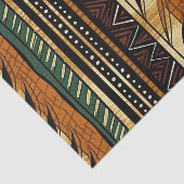 Papier Mousseline Élégant Motif ethnique africain avec des détails u (Détail)