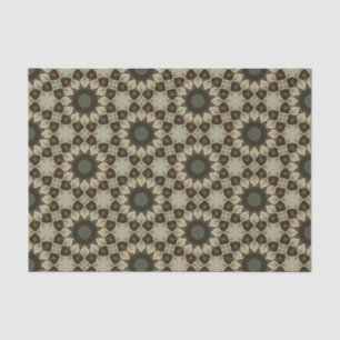 Papier Mousseline Élégant Motif géométrique élégant Floral Abstrait