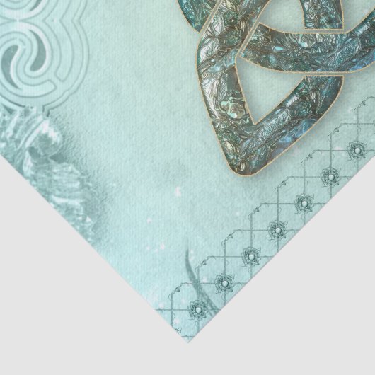 Papier Mousseline Élégant noeud céleste (Détail)