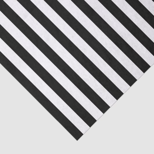 Papier Mousseline Élégant noir et blanc (Détail)