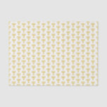 Papier Mousseline Elégant or blanc | Chanukah Hanukkiyah | MENORAH<br><div class="desc">Elégant papier de tissus MENORAH blanc,  montrant avec la menorah faux or dans un motif carrelé. Il s'agit d'un design minimaliste,  simple et élégant,  particulièrement adapté aux cadeaux ou aux métiers d'Hanoukka.</div>