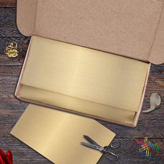 Papier Mousseline Elégant or doré jaune moderne